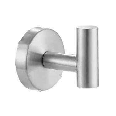 Imagem de Ganchos de toalha de chá, ganchos de parede, cabide de pendurar para casaco, ganchos de banheiro, cabide de toalha de roupão 304 gancho de aço inoxidável para cabides de banheiro, acessórios de