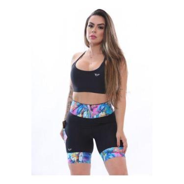 Imagem de Kit Top E Short Compressão Corrida  Pro Racing Com Bolsos - Element Fi