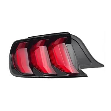 Imagem de FLJOYOEU Luz traseira de LED para carro, luz de freio, luz de seta, montagem de luz traseira, compatível com Mustang 2018 2019 2020 2021 2022 2023 (esquerda)