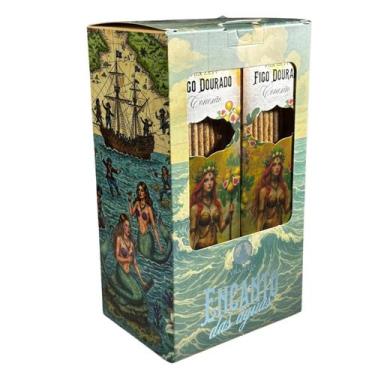 Imagem de Incenso Vila Zen Linha Encanto das Águas 0% Carvão 12Cxs 8Vr Modelo:Fi