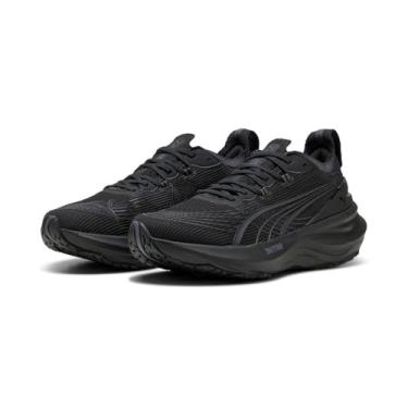 Imagem de PUMA Tênis de corrida masculino Foreverrun Nitro 2 Wide Road - Preto, Preto, 9 Wide