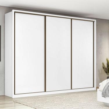 Imagem de Guarda Roupa Spazio 3 Portas 270cm Branco Lopas