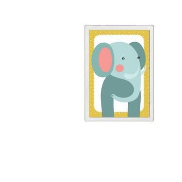 Imagem de Quadro Infantil Safari - Elefantinho 45X34Cm