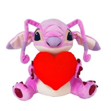 Imagem de Pelúcia Angel Coração Com Mecanismo Luz e Som 30Cm Multikids - BR1514,