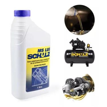 Imagem de Óleo Lubrificante P/ Compressor 1 Litro Ms Lub Schulz 5 Un, UNIC, UNIC