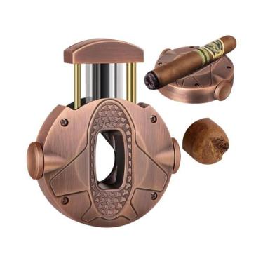 Imagem de Cortador De Cigarros Ergonômico 3 Em 1 Com Suporte E Rotador De Descom