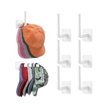 Imagem de Suporte Adesivo De Parede Para Bonés De Beisebol - Organizador De Arma