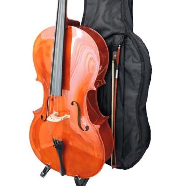 Imagem de Violoncelo Barth 4/4 NT Brilhante - Capa Bag + Breu + Arco - Completo