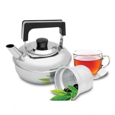 Imagem de Chaleira Aço Inox Com Filtro Para Chá 1 Litro Ravinox 000610