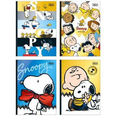 Imagem de CADERNO BROCHURA CAPA DURA COLEGIAL SNOOPY 160FlS - TILIBRA - DAC