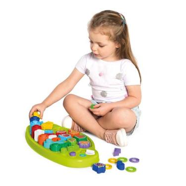 Imagem de Brinquedo Educativo Conta Facil TaTeTi Formas para Encaixar - Calesita