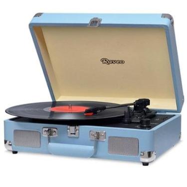 Imagem de Toca Discos HI FI Raveo Sonetto Chrome, Vinyl, Bluetooth, USB, Aux, Ocean - 26397-Unissex