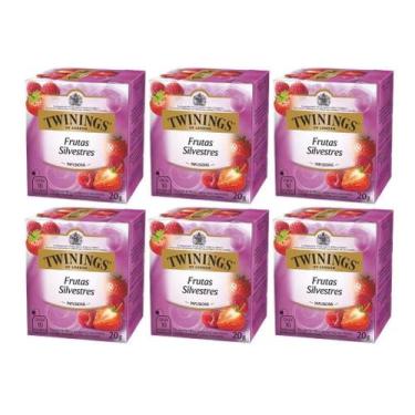 Imagem de 60 Sachês, Chá Twinings, Frutas Silvestres