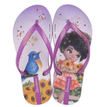 Imagem de Chinelo infantil ipanema jolie amores 27307, 31/32, LILAS ROSA