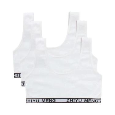 Imagem de Sutiãs De Treinamento Para Adolescentes, Tops Sem Fio Para Puberdade, 