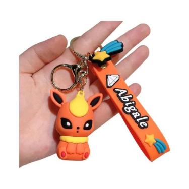 Imagem de Chaveiro De Silicone Pokémon Para Crianças: Pikachu, Charmander, Squir