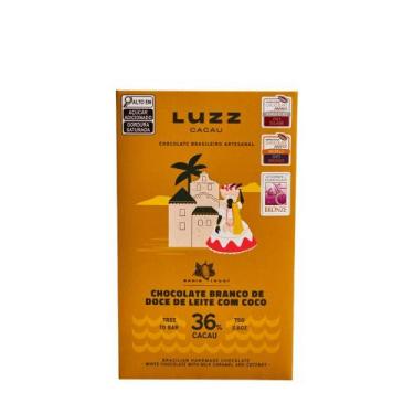 Imagem de Chocolate Branco Doce de Leite com Coco Luzz Cacau  75g