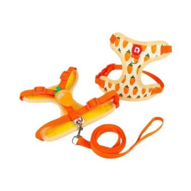 Imagem de Coleira Peitoral Para Cães Pequenos, Anti-Puxão, Respirável E Ajustáve