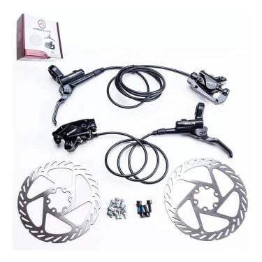 Imagem de Kit Freio A Disco Hidráulico Bike Com Rotor 160Mm Absolute