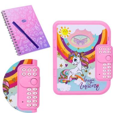 Imagem de Caderno Diário com Cadeado Segredo Senha Fechadura - Castela - CASTELA