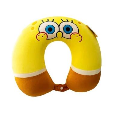 Imagem de Almofada De Pescoço Em Espuma De Memória Em Formato De U Para Viagem, 