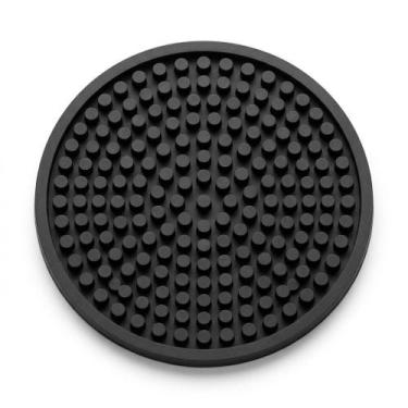 Imagem de Kit 100 Porta Copo Borracha Escorredor Bolacha 9cm descanso de copo ba