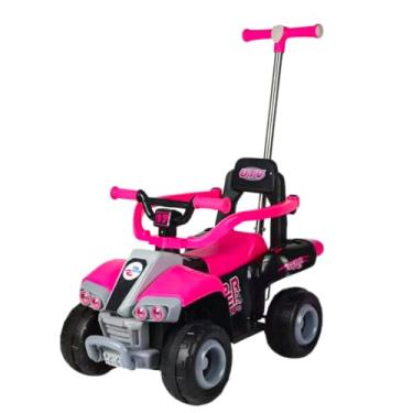 Imagem de Quadriciclo Elétrico Infantil Baby Criança 6v Rosa Pink com Luz e Som Unitoys