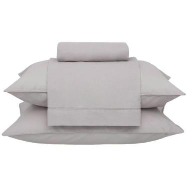 Imagem de Jogo de Cama Queen 180 Fios Buddemeyer Basic Percalle 04 Peças, Bege, 