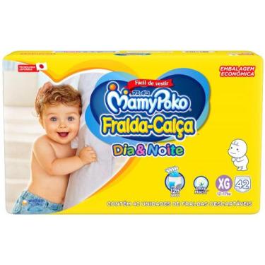 Imagem de Fralda Calça MamyPoko DiaNoite Hiper Tam. XG - 12 a 17kg 42 Unidades, 