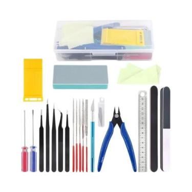 Imagem de Kit De Ferramentas Para Montagem E Reparo De Modelos De Carros DIY Par