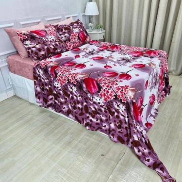 Imagem de Manta Queen Microfibra Estampada Antialérgica Toque Macio - Casa Mambe