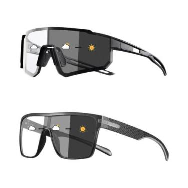 Imagem de Óculos De Sol Polarizados Fotocromáticos Oversized UV400 Para Homens E