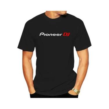 Imagem de Camiseta De Algodão Oversized Masculina E Feminina PIONEER DJ CDJ DDJ 