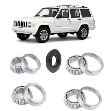 Imagem de Rolamentos Diferencial Dianteiro Jeep Cherokee 1997 até 2001 Kit - AD 