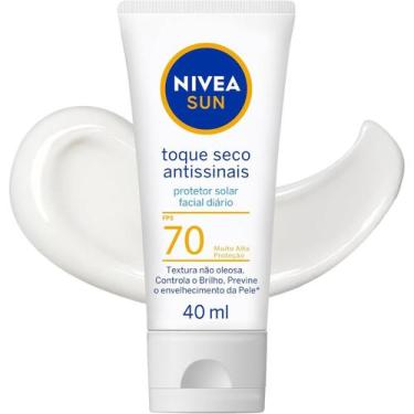 Imagem de NIVEA SUN Facial FPS70 Toque Seco Antissinais 40ml