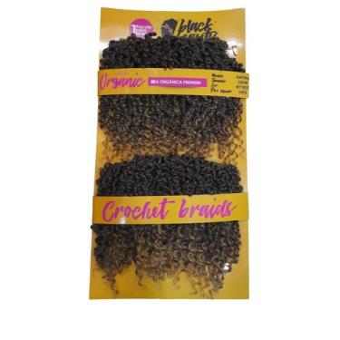 Imagem de Cabelo Fibra Orgânica Premium  Crochet Braids Safira (300g/25cm) - Bla