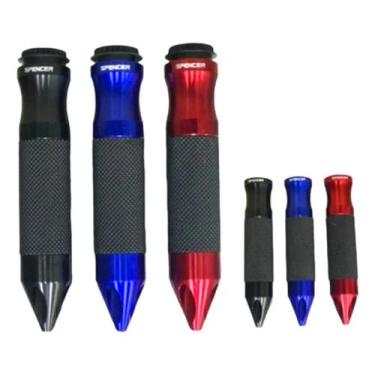 Imagem de Manopla Spencer Para Moto Adaga Esportiva Azul