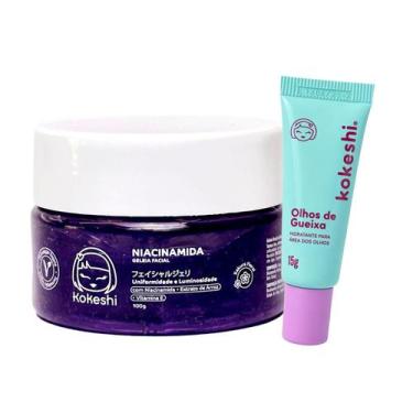 Imagem de Kit Skin Care Olhos de Gueixa Geleia de Niacinamida Kokeshi - Kokeshi 