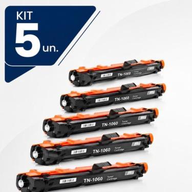 Imagem de 5 Toner TN1060 1K compatível para impressora DCP- 1512, DCP- 1602, DCP