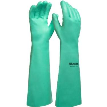 Imagem de Luva de Segurança Handex Hand Nitril Longa Verde CA 48702 Cor:VerdeTam