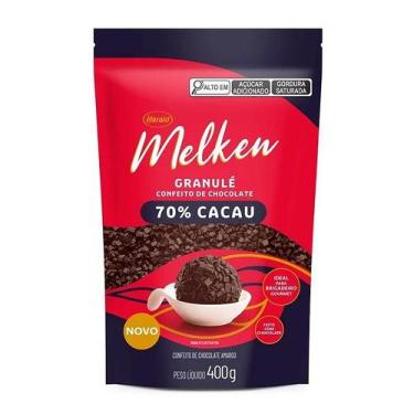 Imagem de Chocolate Granulado Granule 70% Cacau 400g Melken - Harald