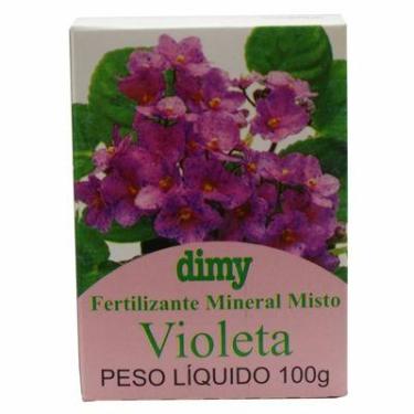 Imagem de Dimy Fertilizante para Violetas 100g Adubo Especial Para Flores Mais B