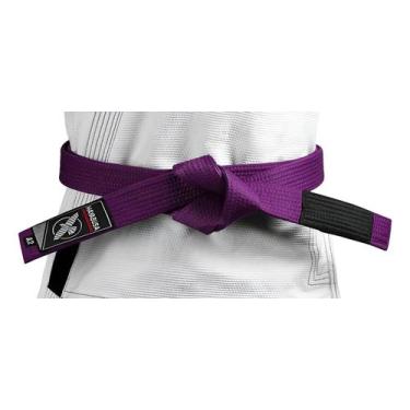 Imagem de Faixa Hayabusa Adult Jiu Jitsu Belt Purple Tam A2