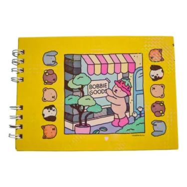 Imagem de Livro de colorir bobbie goods, capa dura 56 folhas 180 gramas, Amarelo