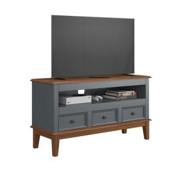 Imagem de Rack 3 Gavetas - Apaixone&Decore, Cinza