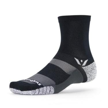 Imagem de Meia de Compressão média Swiftwick Cano Médio Flite XT Preta, L