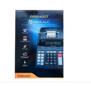 Imagem de Calculadora Com Impressão Bivolt PR5400T Procalc