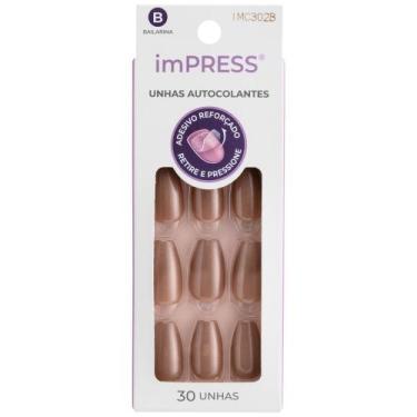 Imagem de Unha Postiça imPRESS Unique Colors Glazed - Kiss New York