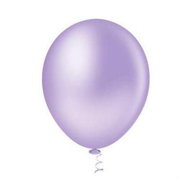 Imagem de Balão Pic Pic Latex N7 Liso Festa Decoraçao C/50Unidades, Lilas