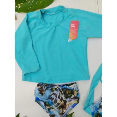 Imagem de Sunga infantil e blusa c/ proteção UV - Dona Gata
